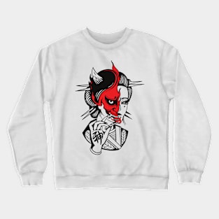 Geisha by Digent.ink Crewneck Sweatshirt